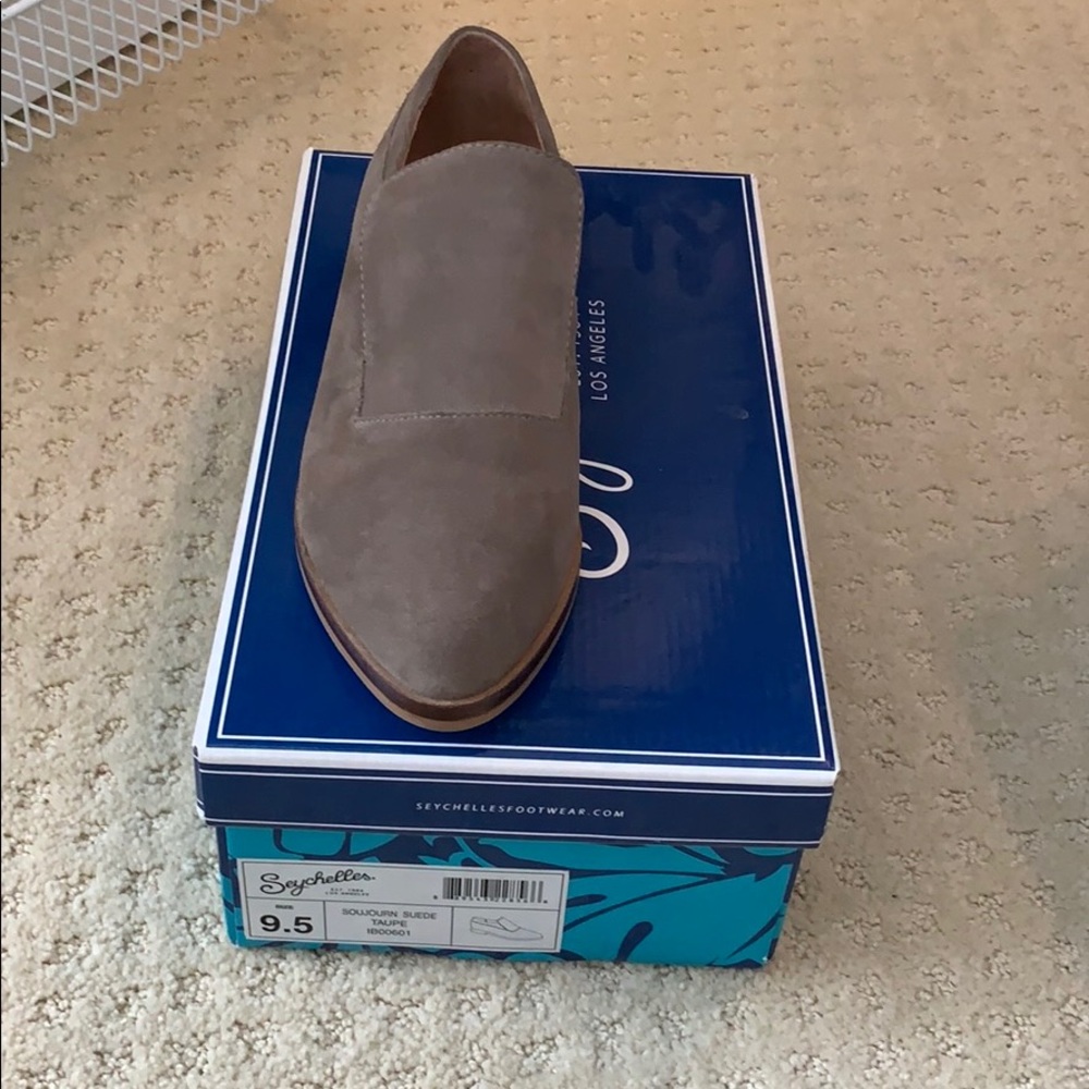 Seychelles soujourn suede toupe shoes